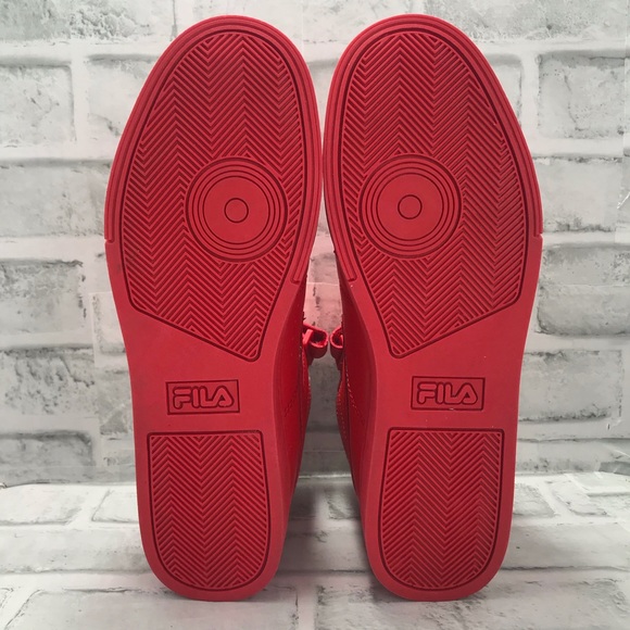 NEW FILA Vulc 13 Mid Red - Picture 5 of 8